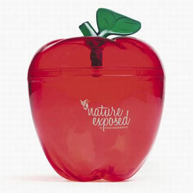 Plastic Red Apple Container | Fun Impressions