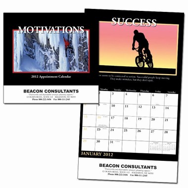 Motivational Stapled Calendar | Fun Impressions