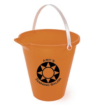 Orange Sand Bucket | Fun Impressions