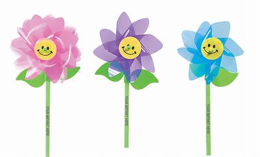 Smile Face Flower Pinwheels | Fun Impressions