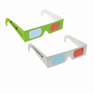 Neon/White Frame W 3D Lenses | Fun Impressions
