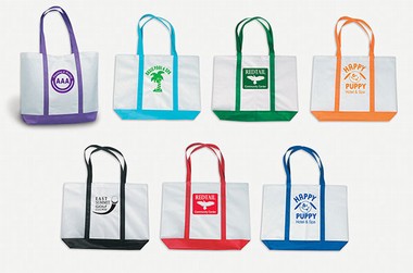Non-Woven Tote Bag with Trim Colors | Fun Impressions