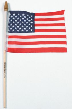 4" X 6" American Flag Imprinted | Fun Impressions