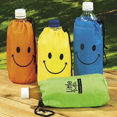 Smile Face Water Bottle Insulator-Imp. | Fun Impressions