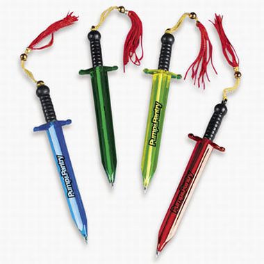 Plastic Sword Pens | Fun Impressions