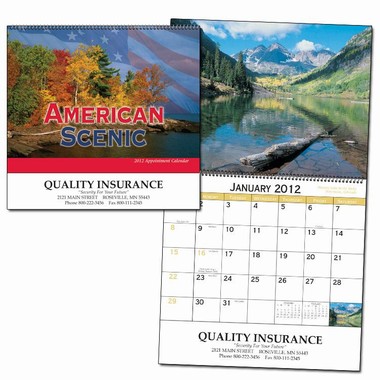 American Scenic Spiral Calendar | Fun Impressions