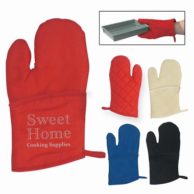Quilted Canvas Oven Mitts | Fun Impressions