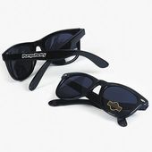Black Plastic Nomad Glasses Imprint