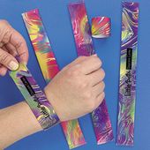 Tie-Dyed Slap Bracelets