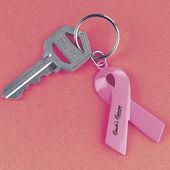 Pink Ribbon Awareness Keychain