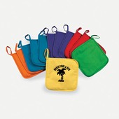 Colorful Canvas Pot Holders Imprinted