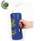 32 oz Grip Bottle - with Flexible Straw-2D