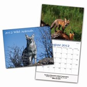 Wild Animals Premium Wall Calendar