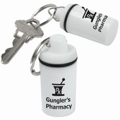 Pill Container Key Chain