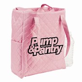 Light Pink Quilted Tote Bags